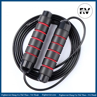 Dây nhảy tập thể dục KUNOSPORT Dây nhảy thể lực lõi thép cao cấp có Tạ Sắt