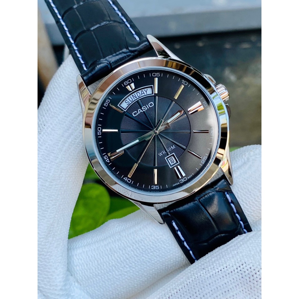 Đồng hồ nam casio thanh lịch , chính hãng fullbox MTP-1381