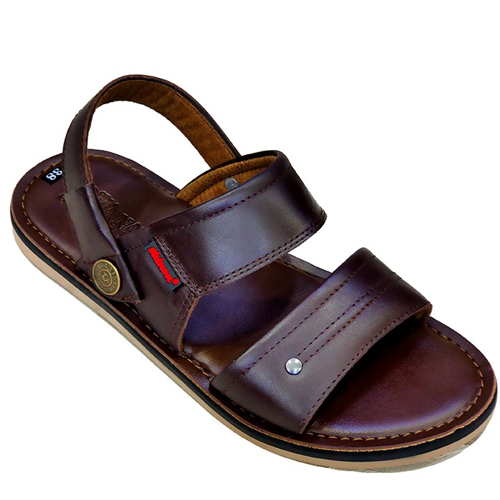 Sandal Nam Da Bò Thật TiTi ĐÔ Cao Cấp DNA2069a