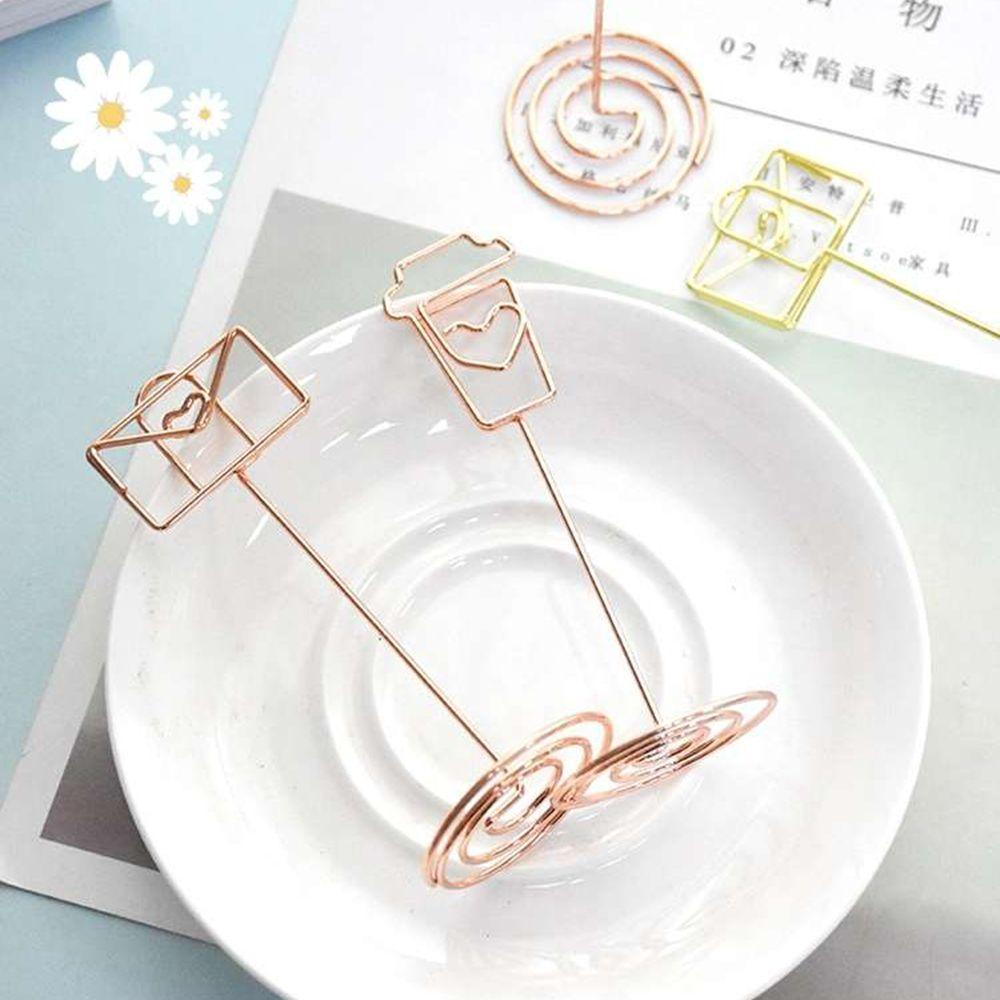 Kẹp Thẻ Giấy Để Bàn Trang Trí Tiệc Cưới Lãng Mạn SHOUKEY