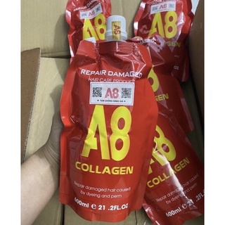 Hấp dầu phục hồi tóc a8 colagen mẫu mới