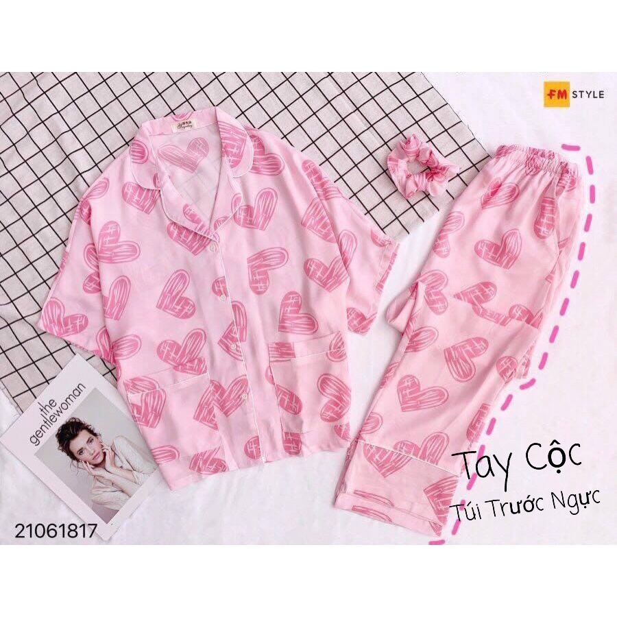 Bộ Pijama Cánh Dơi Ngắn Tay size 40 - 70kg - Bộ Ngủ phong cách Ulzzang Cute Hot Trend 2022 chất KATE thái giá rẻ | BigBuy360 - bigbuy360.vn