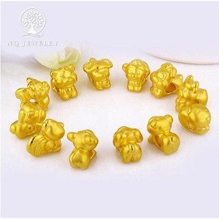 Charm S925 mạ vàng 12 con giáp cao cấp