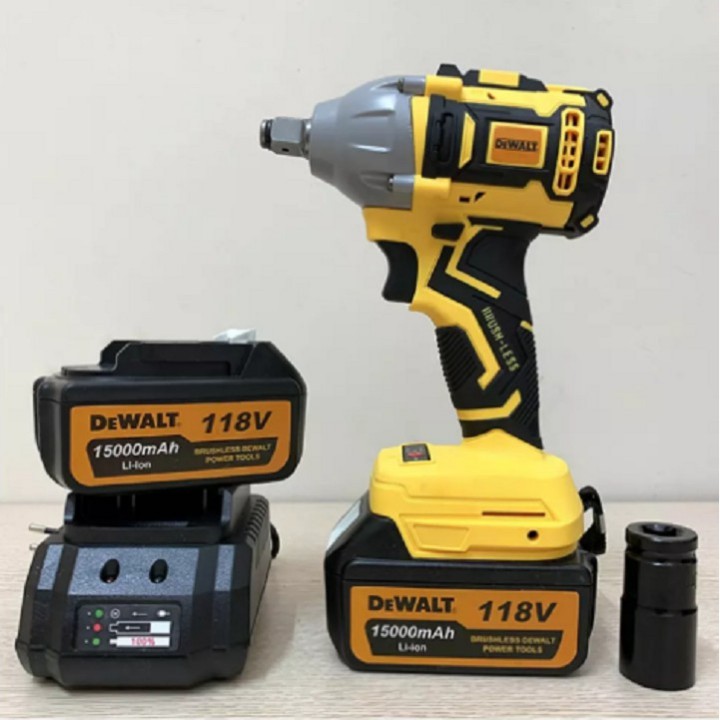 [Cao Cấp] Máy Siết Bulong Dewalt 118V không chổi than Đầu 2 trong 1 model cải tiến 2021