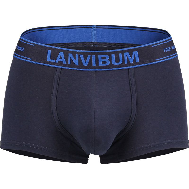 Quần lót Boxer LANVIBUM Thun Cotton Cap Cấp - Sịp Đùi Nam LANVIBUM BLV01