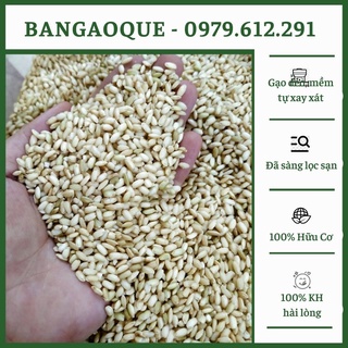 1kg gạo nếp cái hoa vàng xay dối - gạo nếp lứt hữu cơ