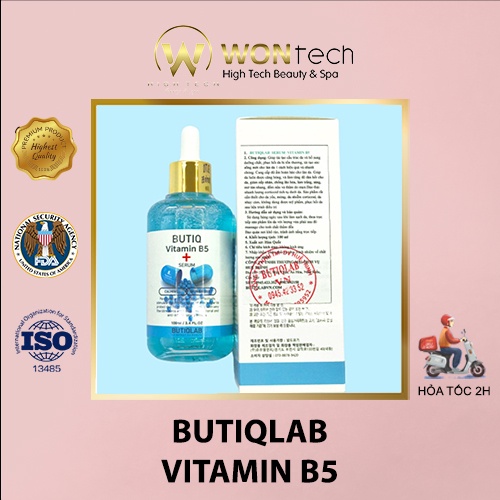Tinh chất Serum Butiqlab HA+, Vitamin C, B5