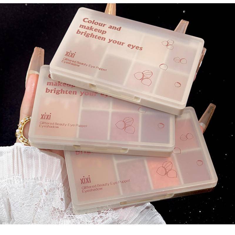 Bảng phấn mắt 7 màu tông đất lấp lánh