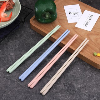 Set 4 đôi đũa chất liệu lúa mạch an toàn cho bé