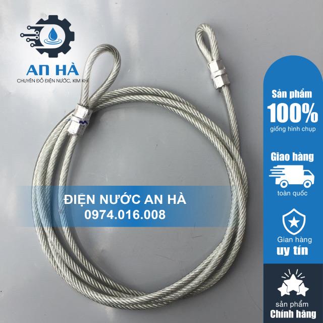 Dây cáp bọc nhựa khoá xe 1M