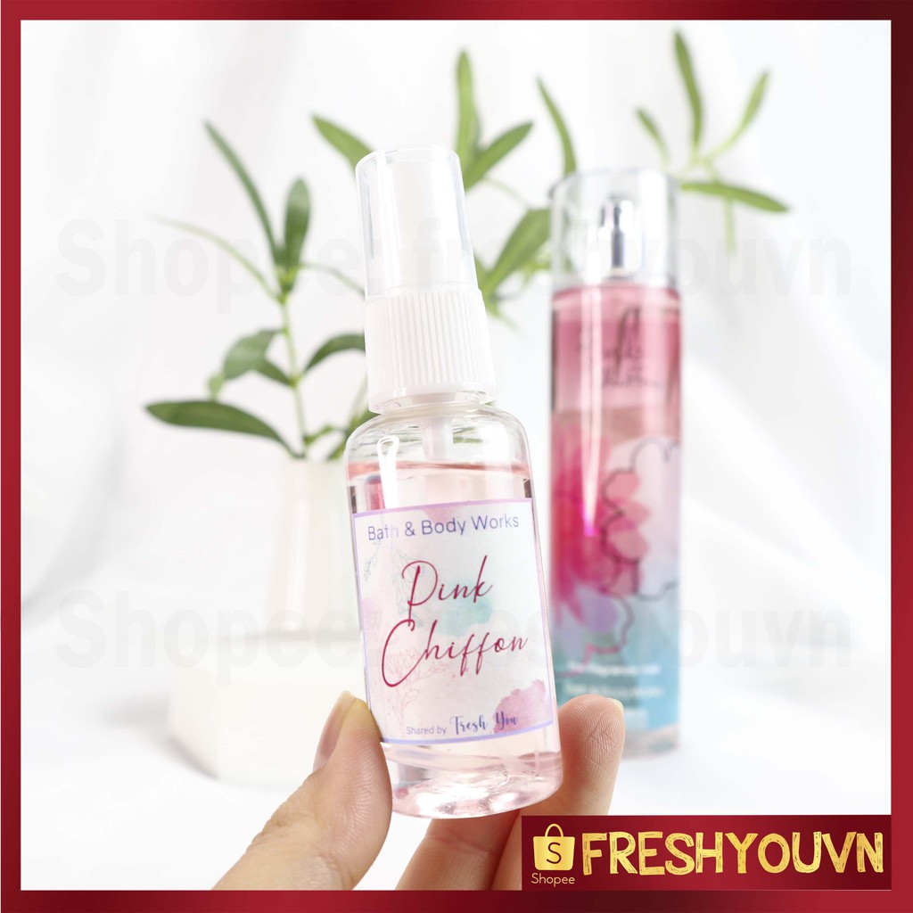 Pink Chiffon - Xịt thơm toàn thân body mist Bath & Body Works khác  - Ngọt | BigBuy360 - bigbuy360.vn