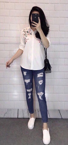 Áo sơ mi cổ Đức