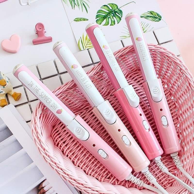 Máy làm xoăn tóc mini Make Time hàng chuẩn đẹp hình quả dâu