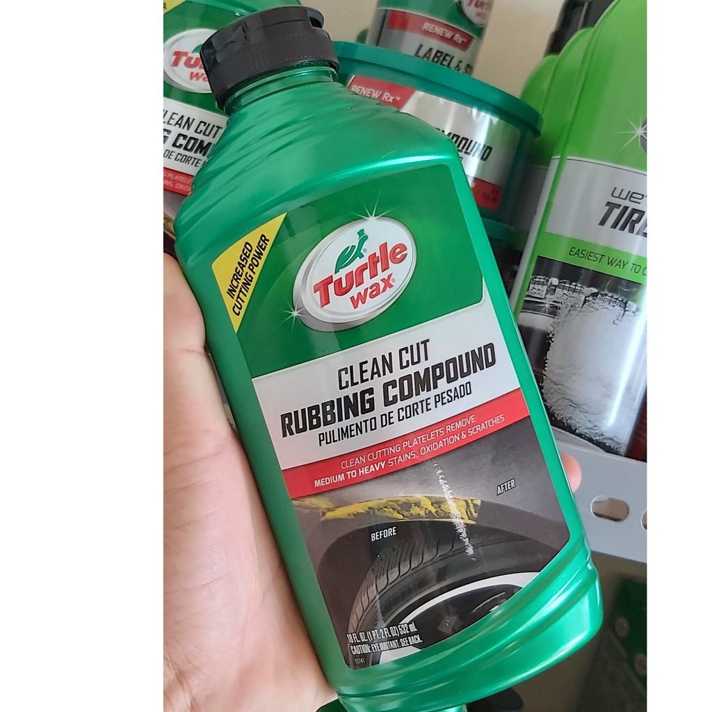 Kem đánh bóng và xóa vết xước nhẹ Turtle Wax T415 Rubbing Compound