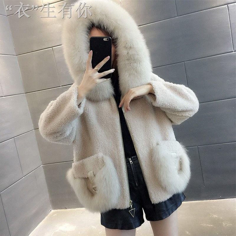 ❐﹍▬9.28▥▤✉Áo Khoác Lông Cừu Có Mũ Trùm Thời Trang Mùa Đông 2020 Dành Cho Nữ | BigBuy360 - bigbuy360.vn
