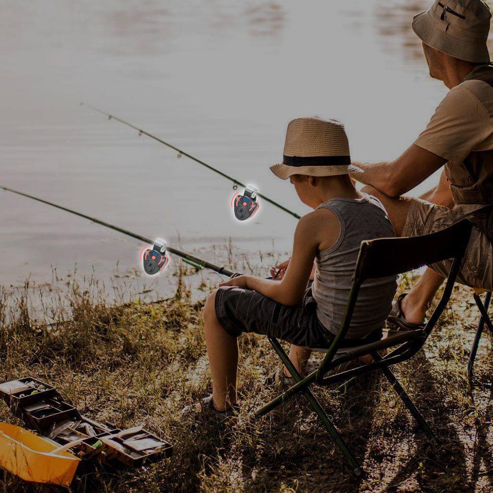 Còi Báo Hiệu Cá Cắn Câu Có Đèn LED Chống Trượt