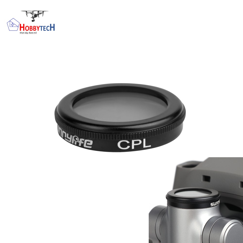 Filter CPL Mavic 2 zoom - chính hãng sunnylife - phụ kiện Mavic 2 zoom - giảm thiểu phản xạ ánh sáng vào camera.
