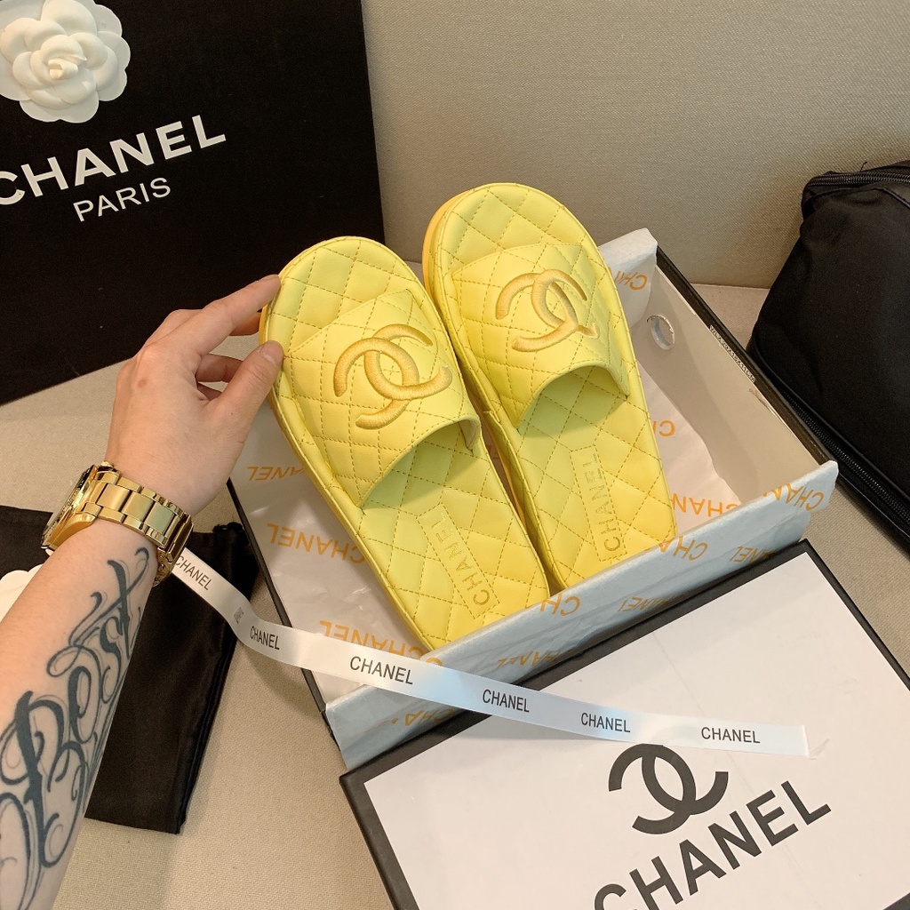 Mới Dép Xỏ Ngón Da Tổng Hợp Mềm 4Cm Thời Trang Cho Nữ