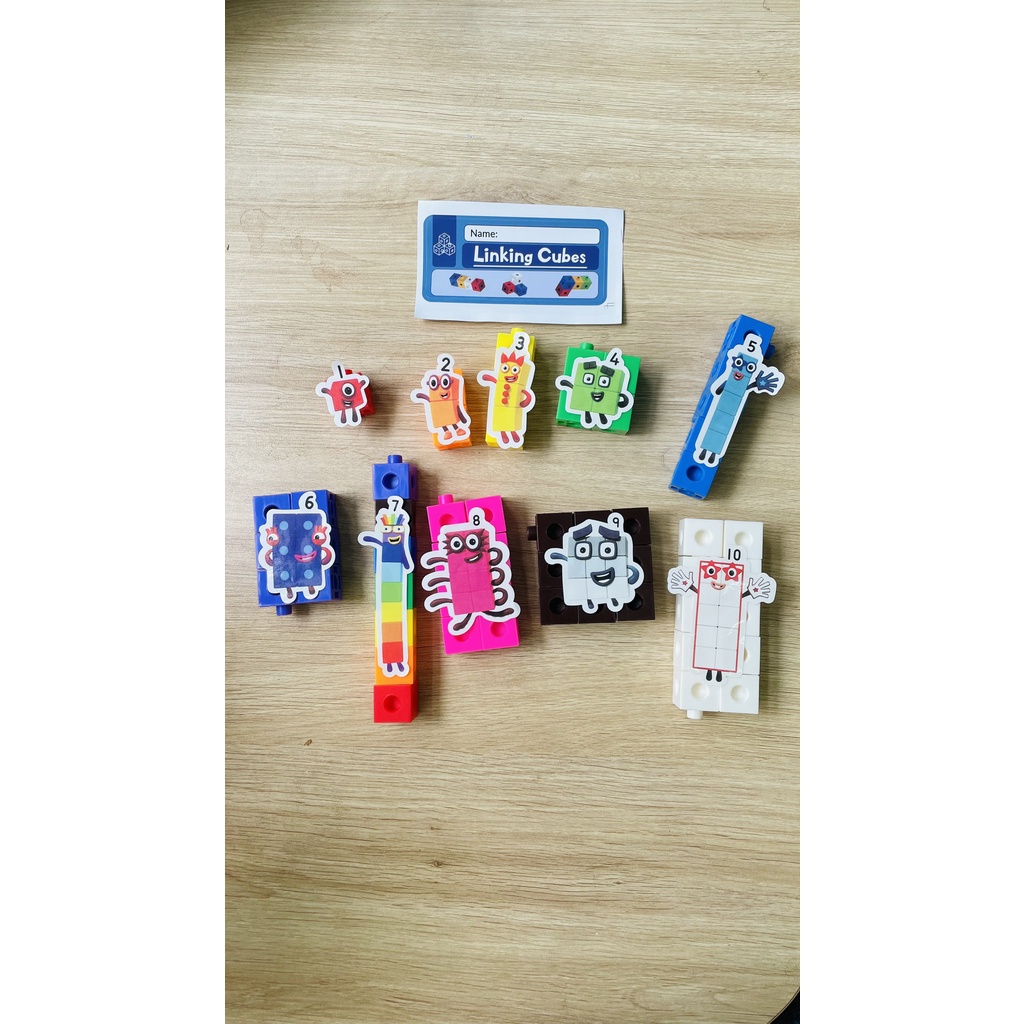 Hình dán sticker Number Blocks cho bé