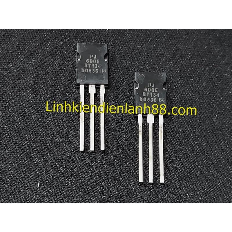 (5 con) Triac Cắm BT134 BT134-PJ 600E 4A 600V Mới, Chính Hãng 100%.