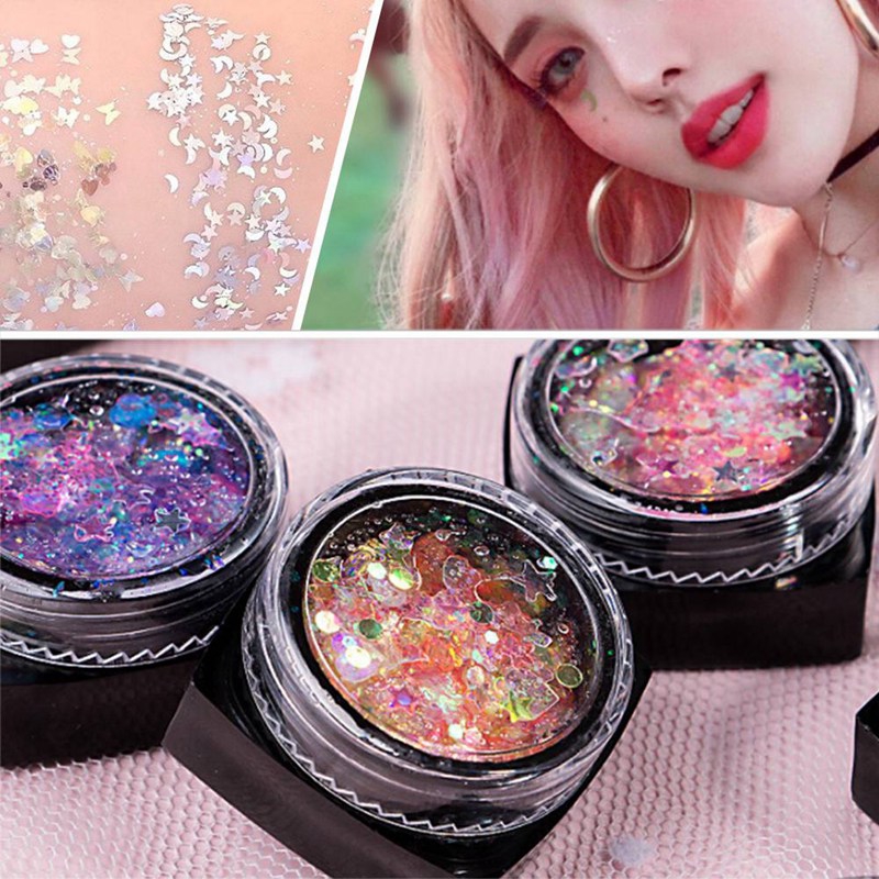 Bộ 3 gel ánh nhũ lấp lánh trang điểm mặt và cơ thể độc đáo | BigBuy360 - bigbuy360.vn