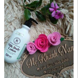 Sữa dưỡng thể trắng da whitening milk body lotion hàn quốc