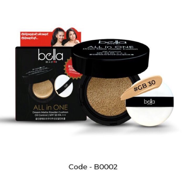 Phấn nước CC Cushion Bella Thanakha siêu che phủ (hàng nhập)