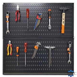 Tấm lưới đôi Pegboard màu đen treo tường FABINA - 2 tấm