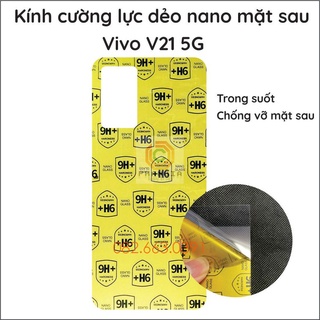 Dán cường lực mặt sau Vivo V21 5G dẻo nano