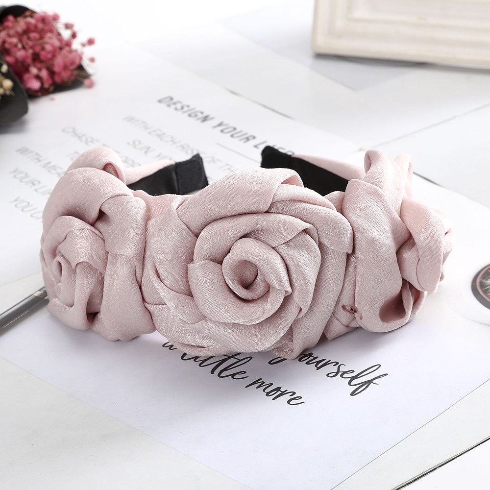 Cài Tóc Phối Hình Hoa Hồng Xinh Xắn Dành Cho Nữ