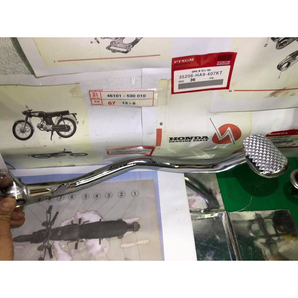 Honda win 100: cần đạp thắng cho anh em dọn xe win 100 nguyên bản