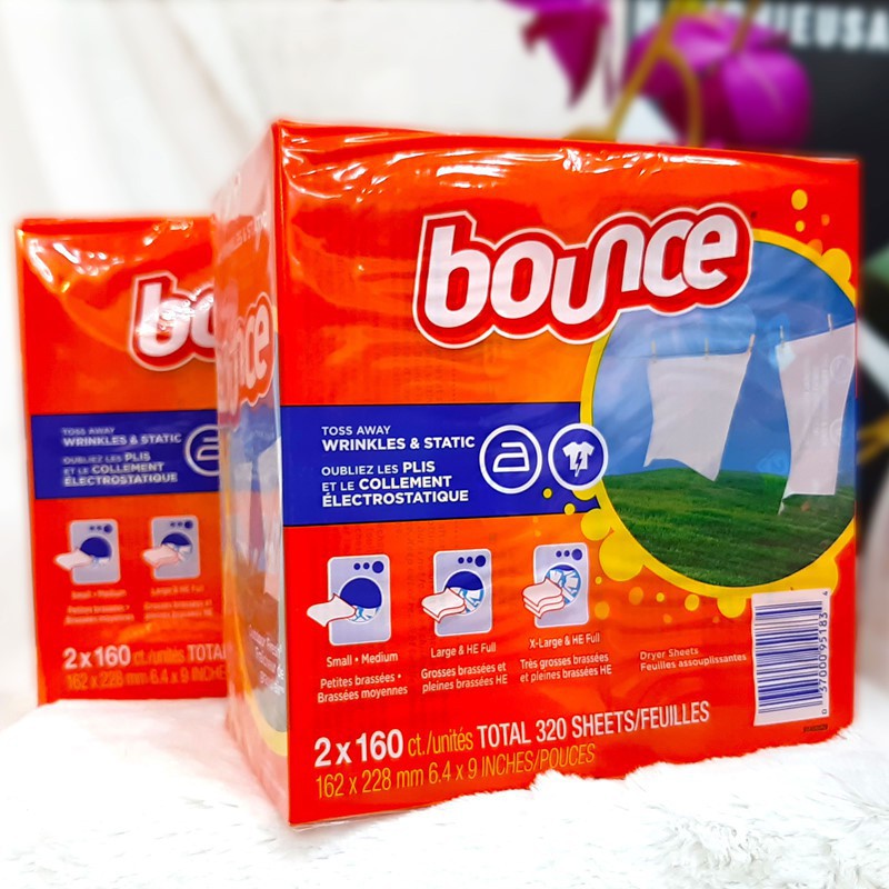 GIẤY THƠM BOUNCE 4 in 1 Hàng Mỹ Siêu Thơm Quần Áo Tủ Đồ Mẫu Mới Nhất