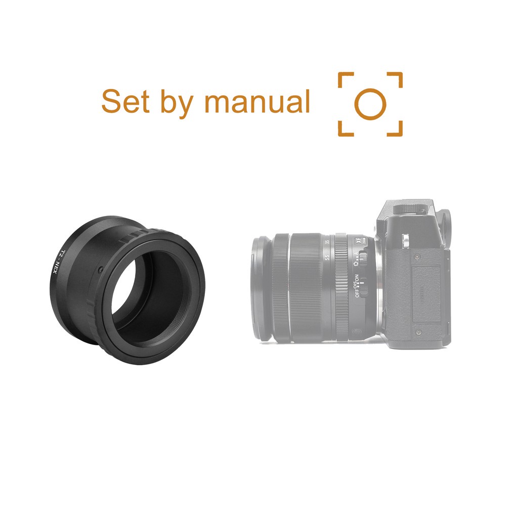 SVBONY SV196 camera adapter T2-NEX E-mount Ring Adapter for Sony NEX Alpha Body Camera