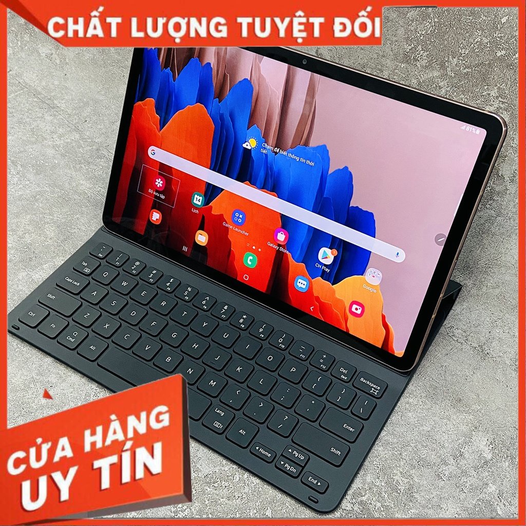 Bao Da Bàn Phím Book Cover KeyBoard Samsung Galaxy Tab S7 Plus/Tab S7