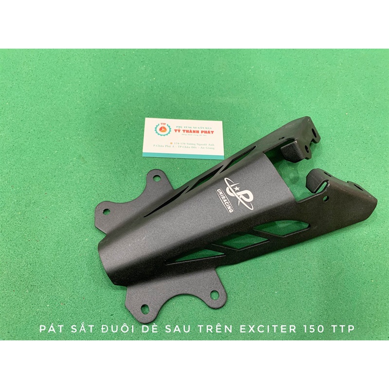 Pát sắt đuôi dè sau Ex 150 trên Kingdrang nhôm đen