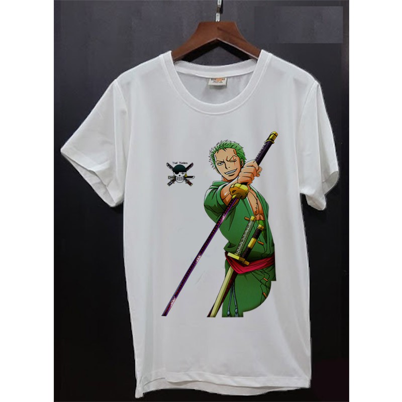 Áo thun Zoro cầm kiếm Shusui Cotton