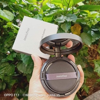 Phấn Nước Siêu Kiềm Dầu và Che Khuyết Điểm Innisfree Skinny Coverfit Cushion