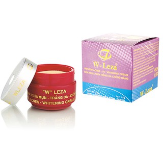 Combo 12 Hộp Kem Ngừa Mụn Trắng Da Chống Nắng WLeza (15g)