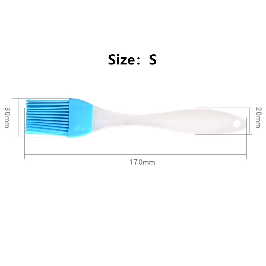Cọ silicon đúc nguyên khối phết dầu cho tiệc nướng ngoài trời/làm bánh
