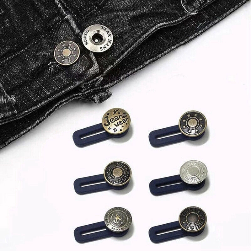 Set 3 nút điều chỉnh nới rộng thêm cho quần jeans bằng silicone không cần phải may