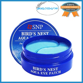 Mặt Nạ Dưỡng Mắt Chiết Xuất Tổ Yến SNP Bird's Nest Aqua Eye Patch (Hộp 60 miếng)