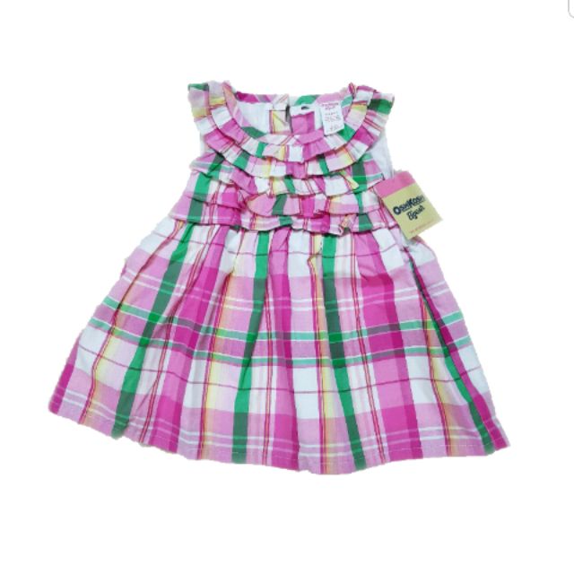 Áo đầm cho bé 6 tháng tuổi (hàng xách tay từ Mỹ về hiệu OshKosh B'gosh) - giá cực mềm