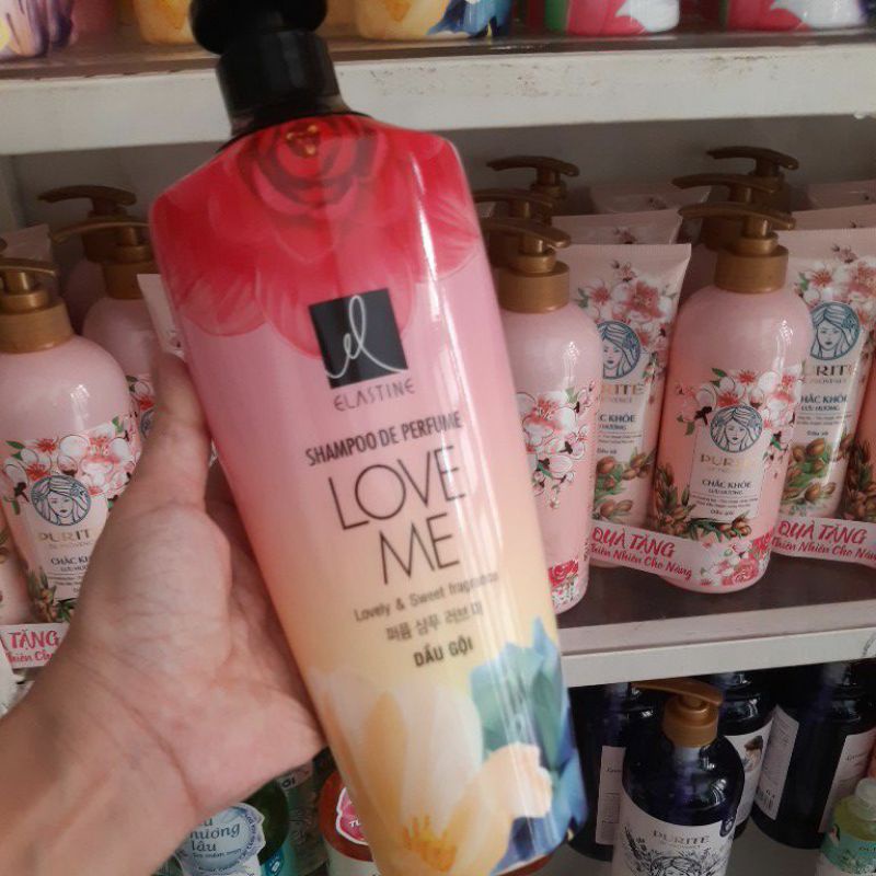 Dầu Gội Elastine Perfume Love Me Hàn Quốc 600ml9