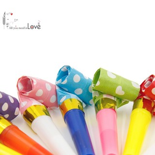 Bộ 10 kèn lưỡi họa tiết chấm bi ngộ nghĩnh cho bé