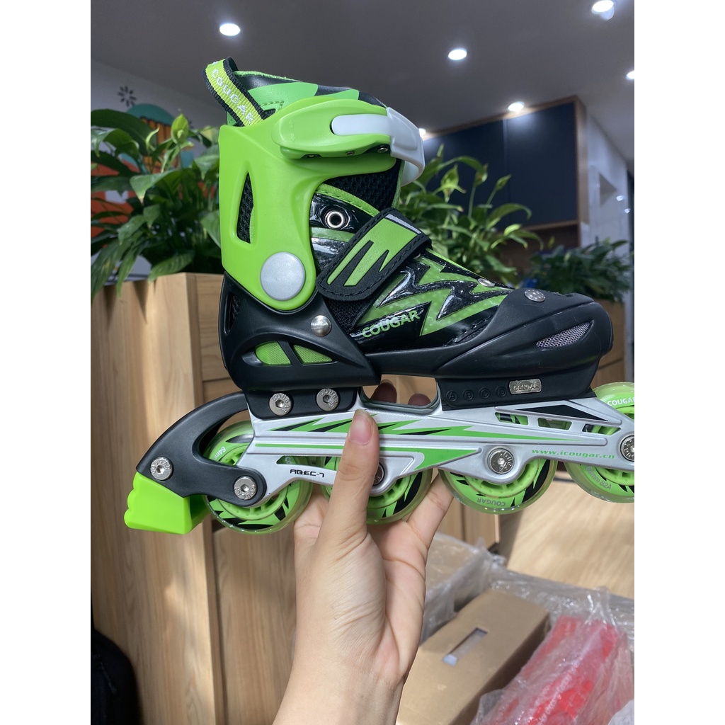 Giày Patin Trẻ Em Centosy- Cougar 835L,Tặng Kèm Bảo Hộ Tay Chân Và Nón, Có Thể Điều Chỉnh Size