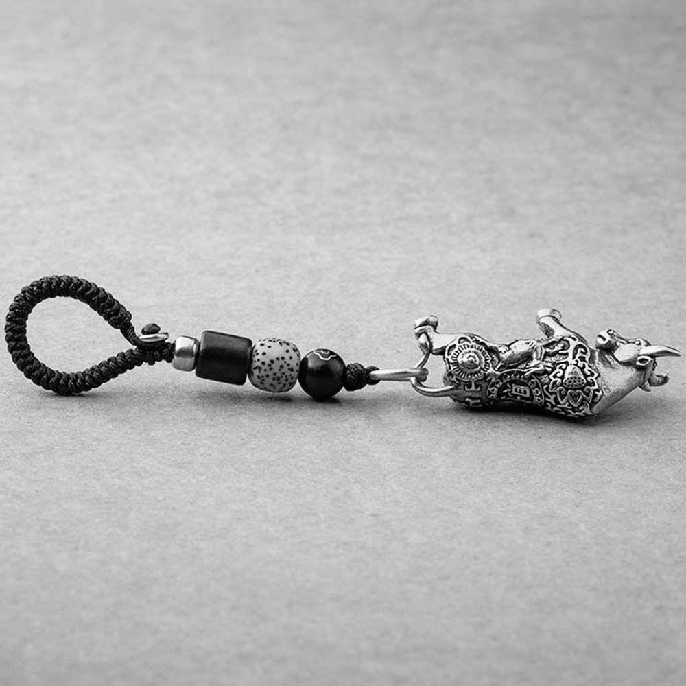 Móc Chìa Khóa Xe Hơi Bằng Đồng Thau Handmade Hình Động Vật