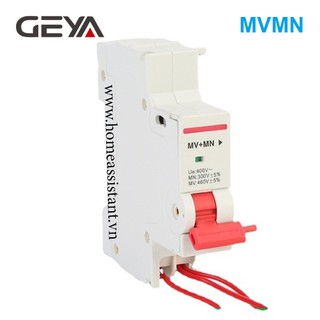 Cuộn ngắt aptomat mcb dz47s geya delixi bảo vệ quá áp thấp áp mvmn