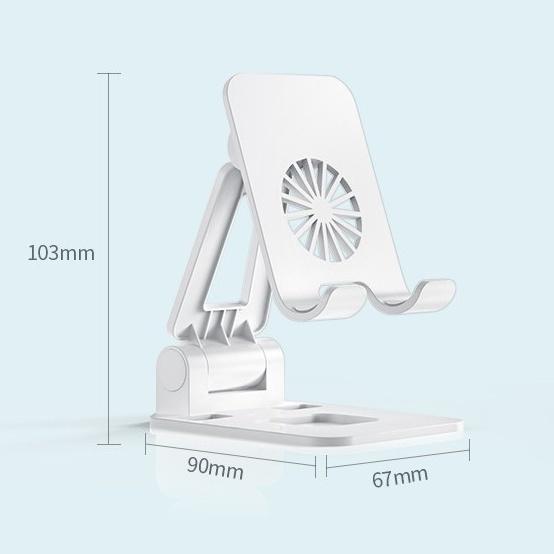 Giá Đỡ Điện Thoại, Máy Tính Bảng, Ipad Tản Nhiệt Bằng Nhựa Gấp Gọn Tiện Lợi