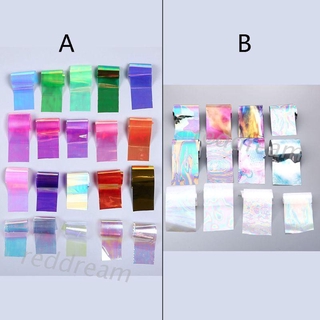 Bộ 12/20 giấy phản chiếu hiệu ứng tráng gương dùng làm trang sức thủ công