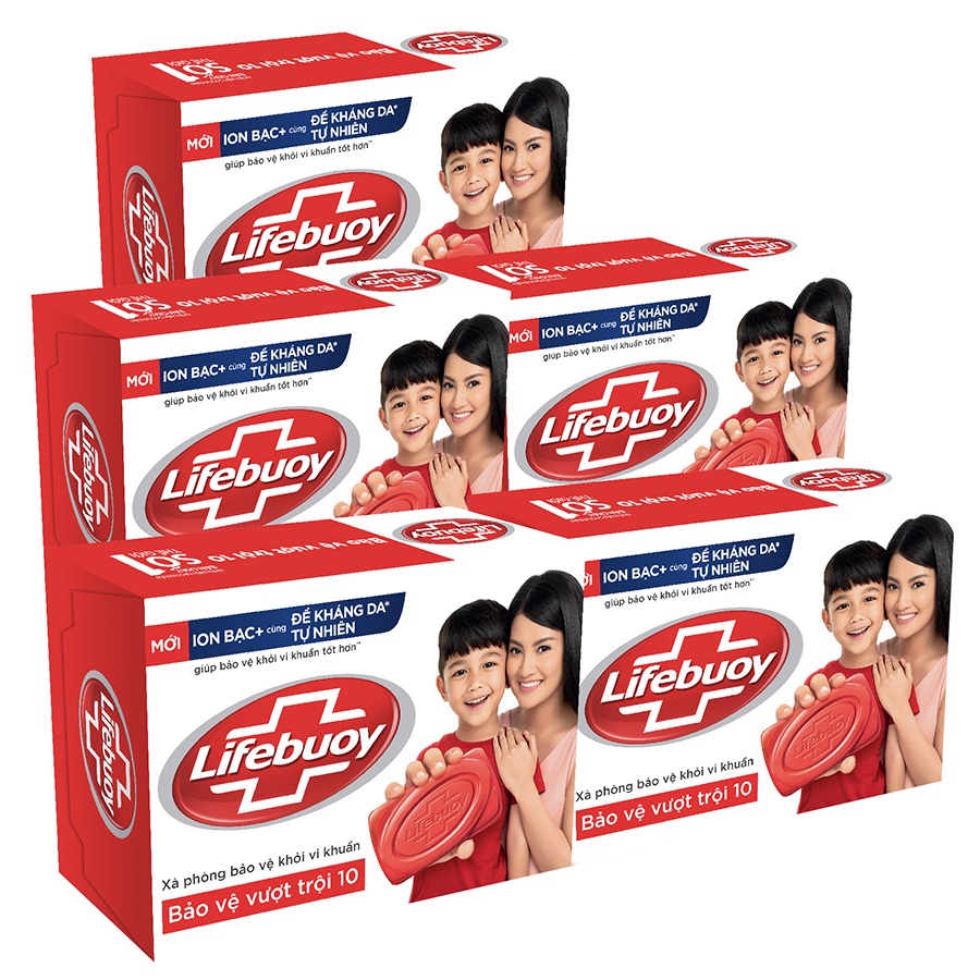 [LIFEBUOY] Xà bông cục Lifebuoy Bảo Vệ Vượt Trội 90g